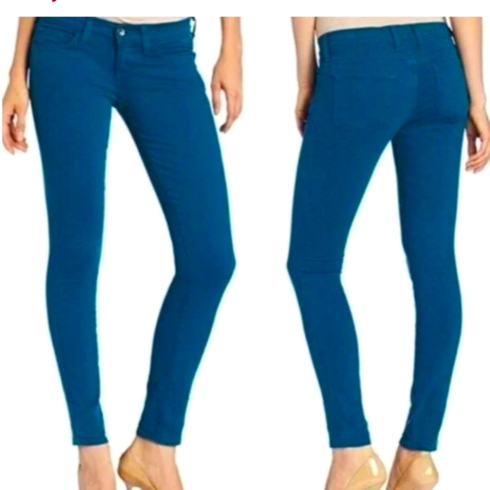 Like New Lucky Brand Teal Stretchy  legging jeans